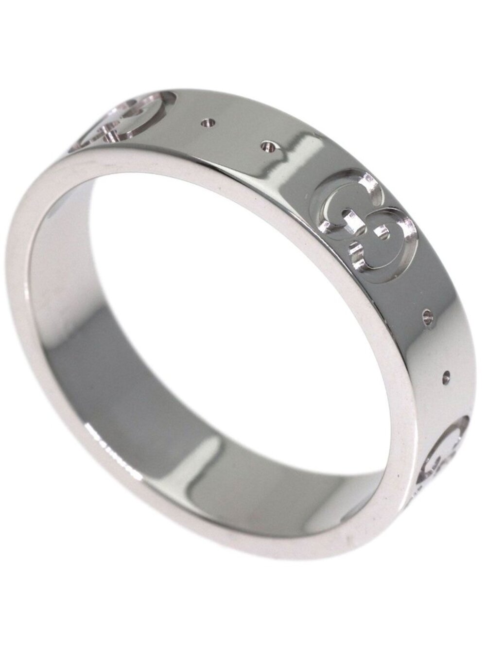 Gucci Icon Ring 18k White Gold